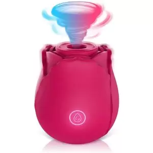Rose Succionador de clítoris y pezones Estimulador de clítoris y pezones