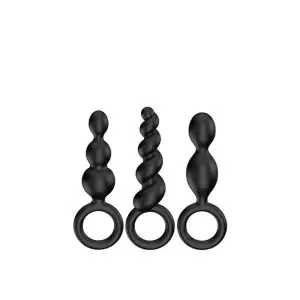 Andy Kit Plugs anales Satisfyer Set de 3 varas con anillo